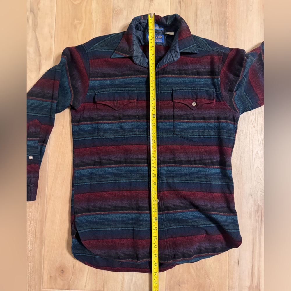 Pendleton Wool Button-Up Shirt Size Medium - image 7